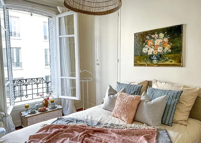 Apartament Chic Entre Histoire Et Modernite Paryż